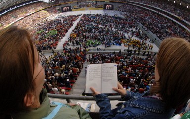 GERMANY-WYD -POPE-PILGRIMS-OPENING MASS