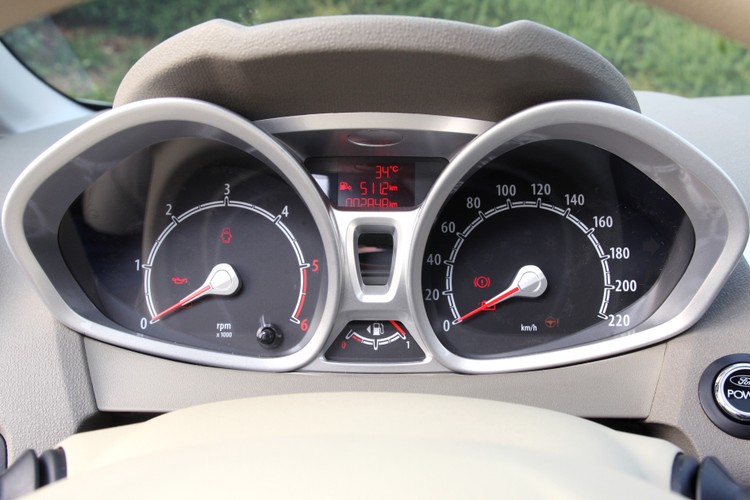 Prędkościomierz i obrotomierz zamknięte w dwóch tubach przypominają lornetkę