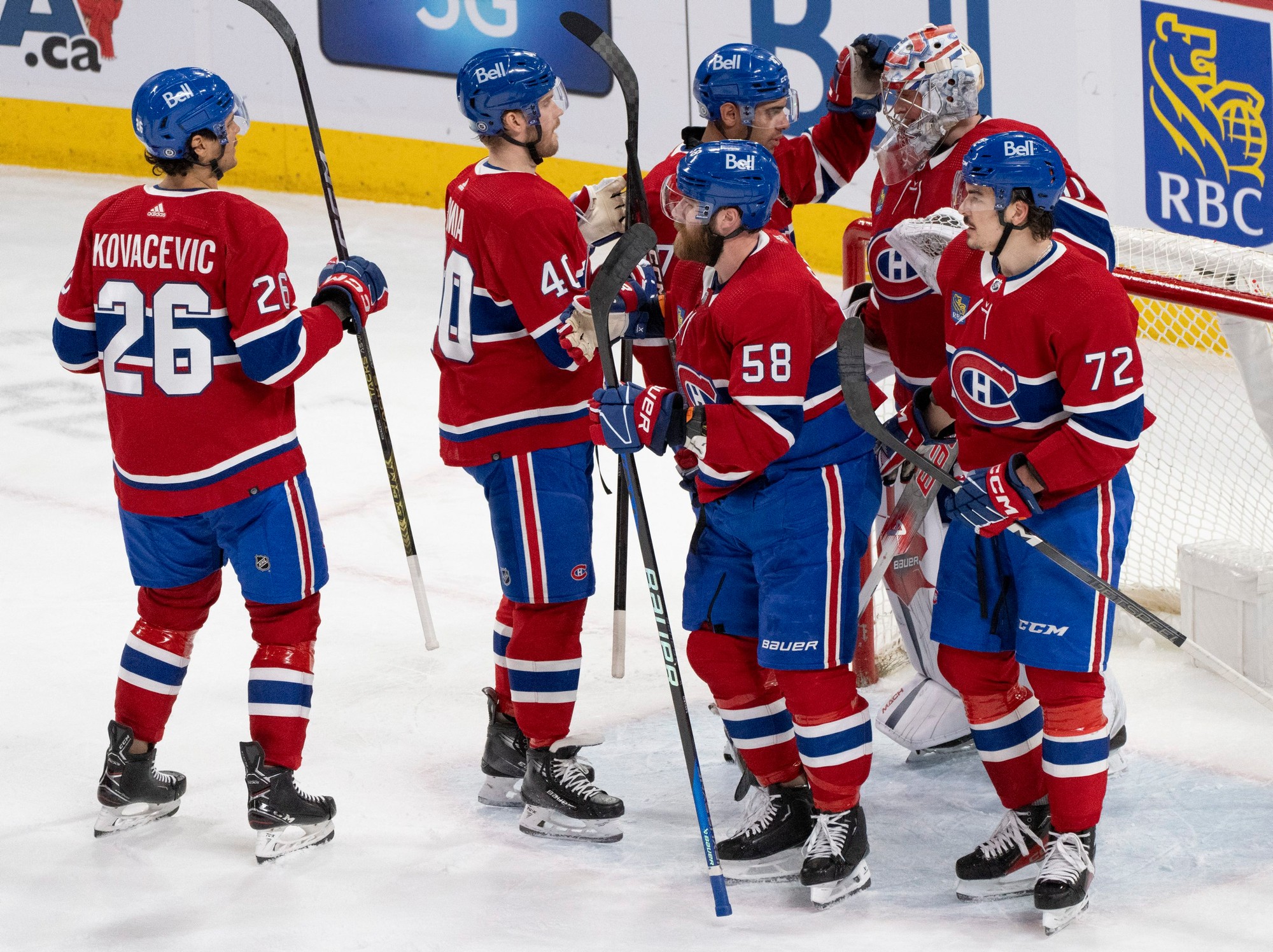 Zápas NHL:  Montreal Canadiens - Columbus Blue Jackets.