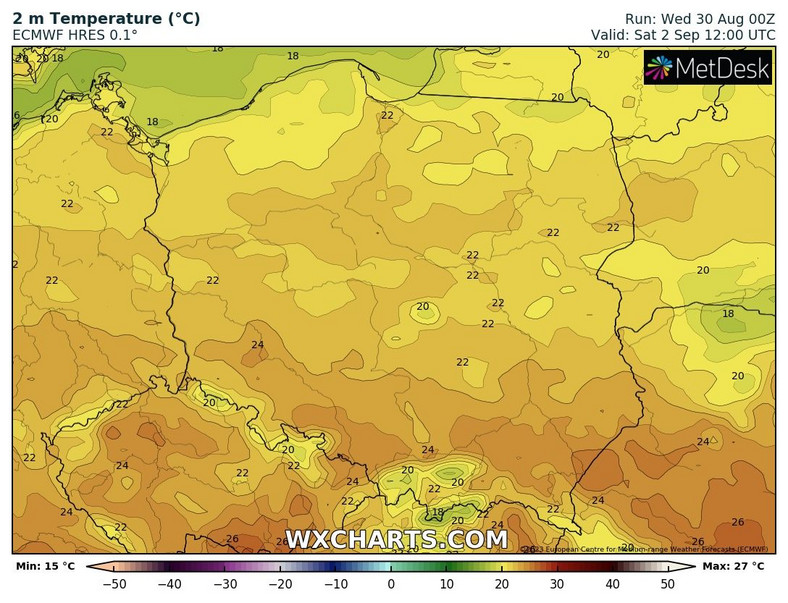 Nieznaczne ocieplenie możliwe jest w weekend.