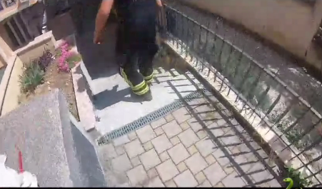 Hasiči si museli poradiť s hadom.
