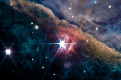 Nowe zdjęcia Mgławicy Oriona —  gwiezdny żłobek oddalony o 1350 lat świetlnych od Ziemi. Naukowcy czekali na nie 5 lat