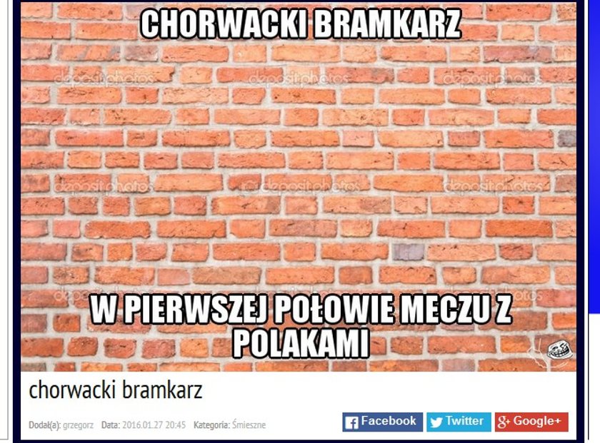 Wstyd, blamaż, kompromitacja. Memy po porażce z Chorwacją! GALERIA