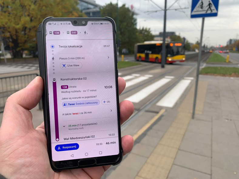 Sprawdź obłożenie w komunikacji miejskiej dzięki Google Maps