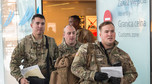 WROCŁAW ŻOŁNIERZE USA PRZYLOT (amerykańscy żołnierze na wrocławskim lotnisku)