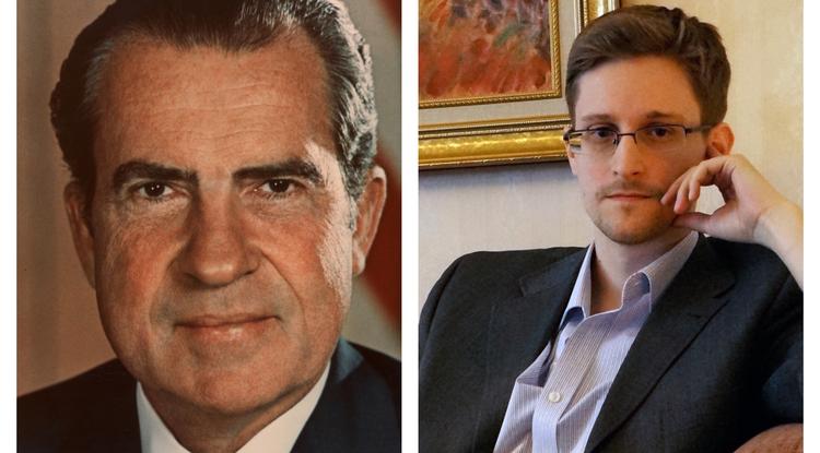 Richard Nixon és Edward Snowden