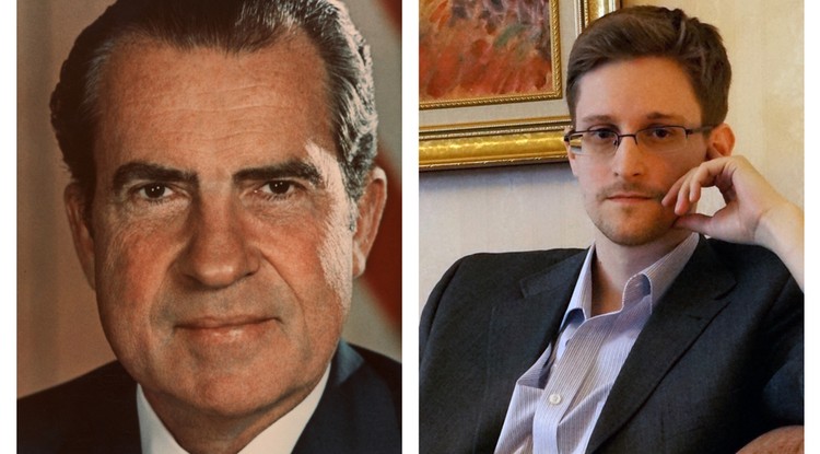 Richard Nixon és Edward Snowden