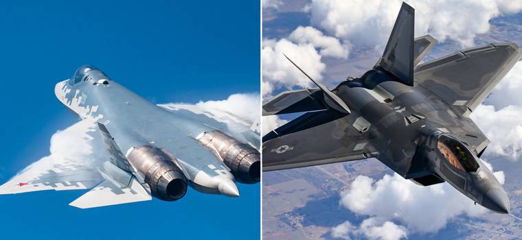 Pojedynek myśliwców 5. generacji. Kto wygra w starciu F-22 i Su-57?