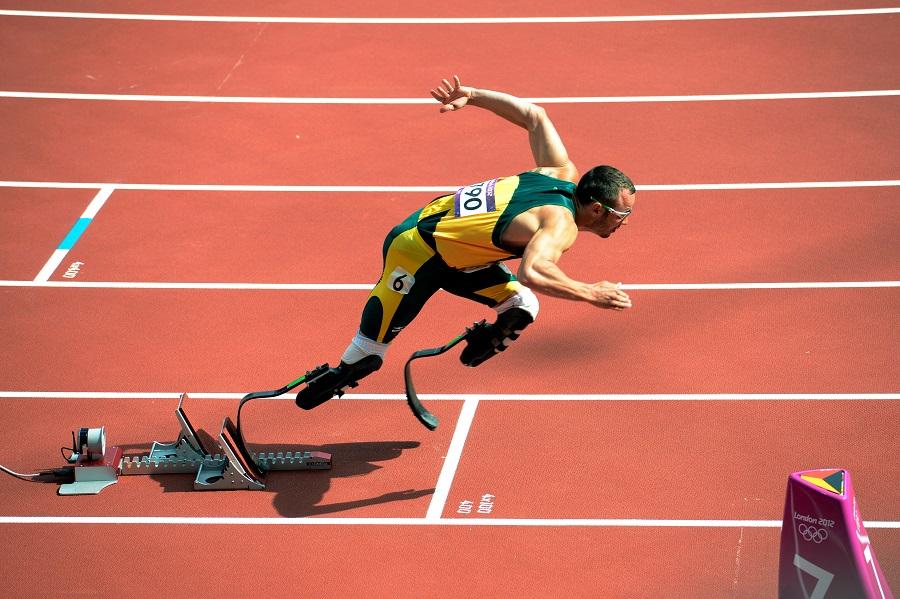 Oscar Pistorius w biegu na 400 m Osiągnął ogromny sukces w sporcie