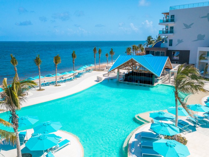 Ovako izgleda pogled sa terase u Margaritaville Beach Resort Rivera Maya 