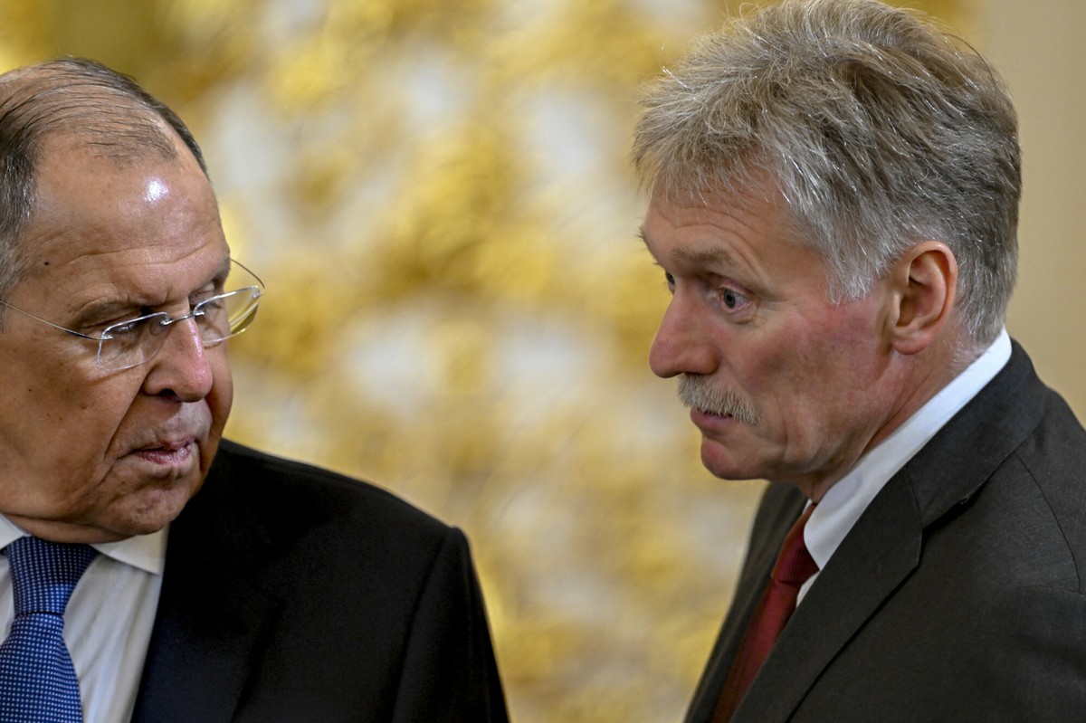 Siergiej Ławrow i Dmitrij Pieskow