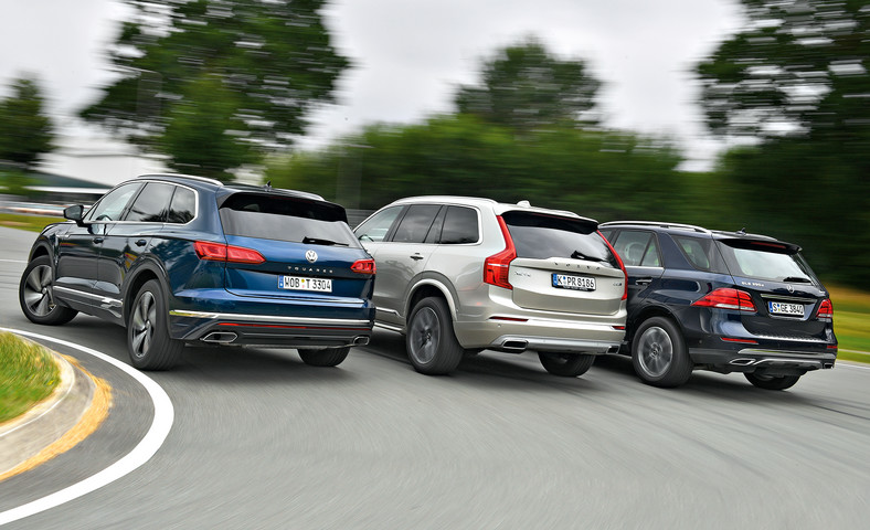 Volkswagen Touareg kontra Volvo XC90 i Mercedes GLE - nasza opinia