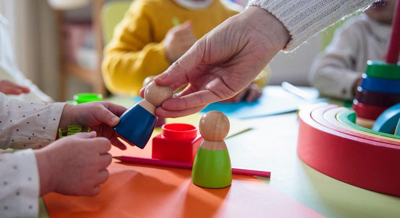 US childcare costs are crushing employees.Lourdes  Balduque/Getty