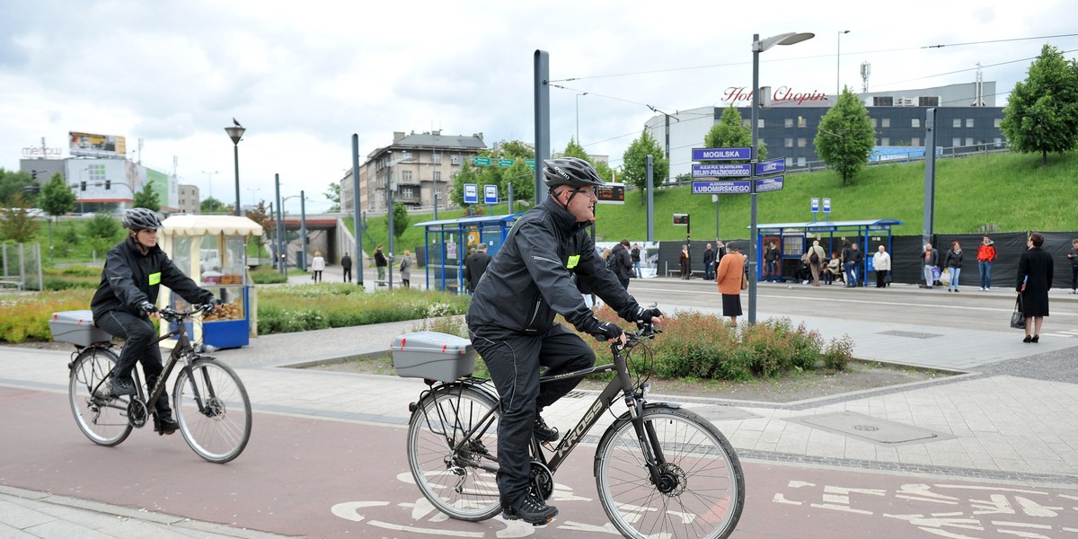 patrol rowerowy straż miejska kraków