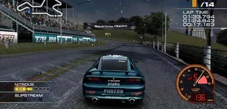 Screen z gry "Ridge Racer 7"