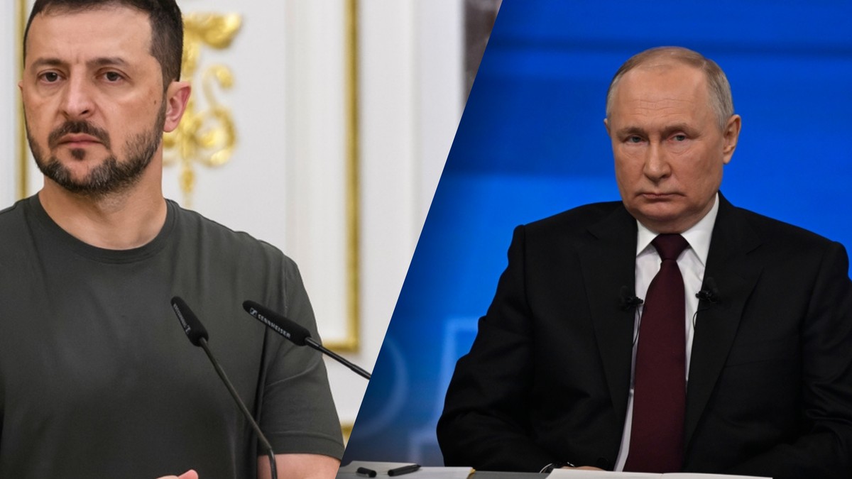 Putin, Zełenski