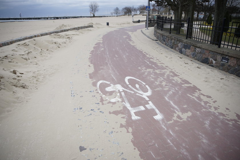 Sopot zamknął plaże, parki i promenady nadmorskie