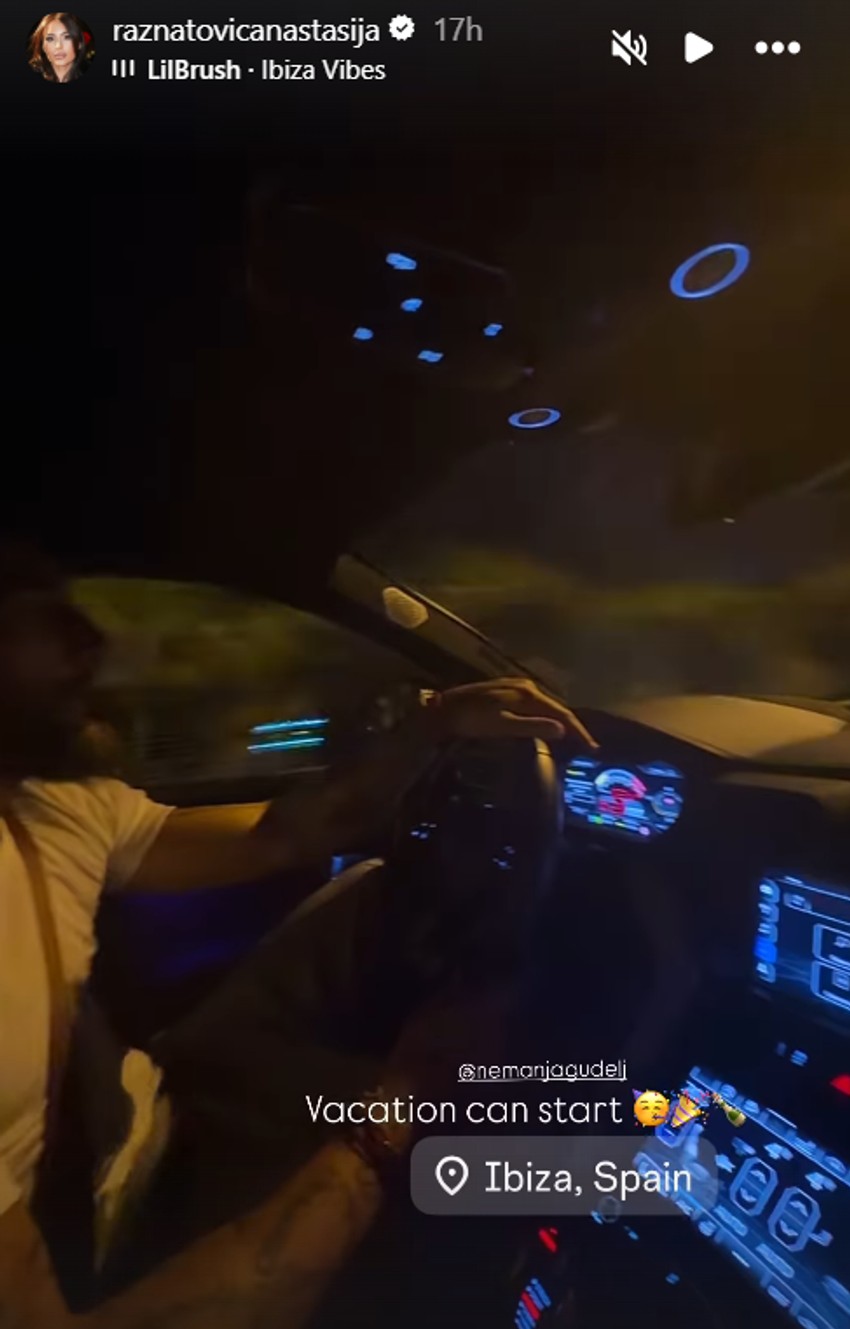 Anastasija i Gudelj na odmoru