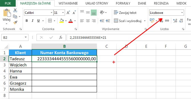 #14 Poradnik Excel: Jak wprowadzić numer konta bankowego lub inne dane,  które Excel źle interpretuje