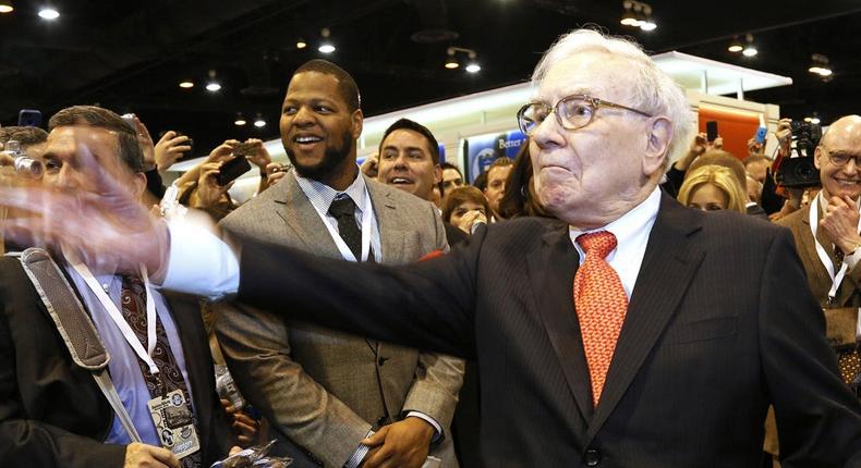 Warren Buffett's Berkshire Hathaway grew its cash pile to a new record as it sold a net $17 billion of stocks last quarter. REUTERS/Rick Wilking
