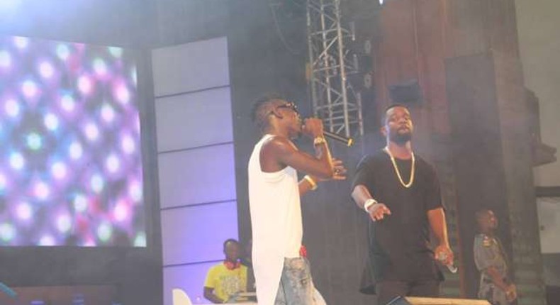 Shatta Wale and Sarkodie performing at Ghana meets Naija