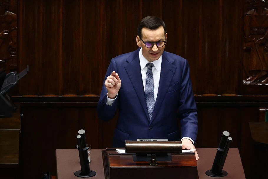 Mateusz Morawiecki wygłasza exposé