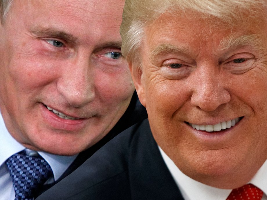 Vladimir Putin and Donald Trump.