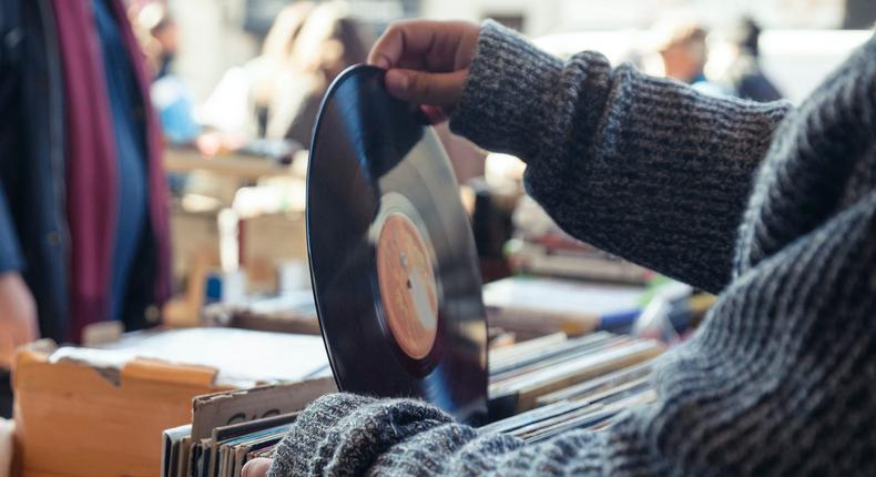 Cratediggers, rejoice: Vinyl is back.Maica/Getty Images