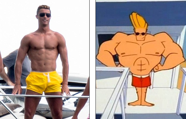 Cristiano Ronaldo i Johnny Bravo