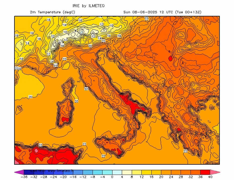Prolaskom hladno fronta u noći između 8. i 9. juna  završava se prvi jači toplotni talas