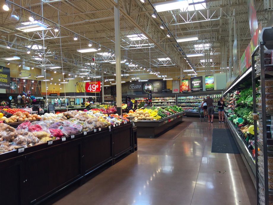 Kroger's fresh produce department.