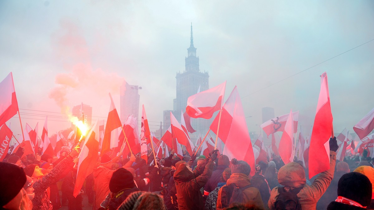 WARSZAWA MARSZ NIEPODLEGŁOŚCI 2016 (uczestnicy marszu )