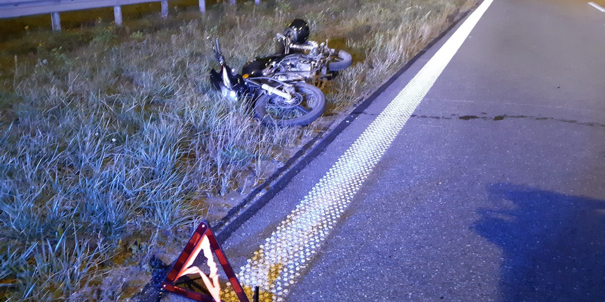 Olsztynek. Jechał motorowerem pod prąd. Skończyło się fatalnie.