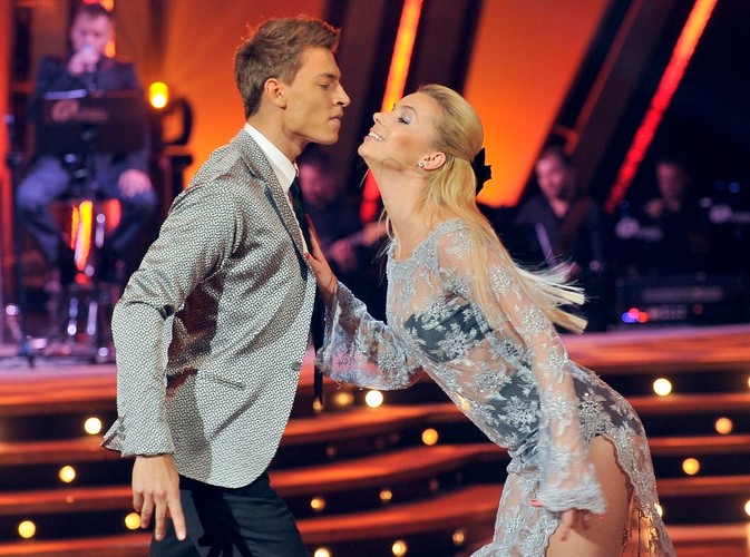 Paweł Staliński ze swą partnerką taneczną Izabelą Janachowską