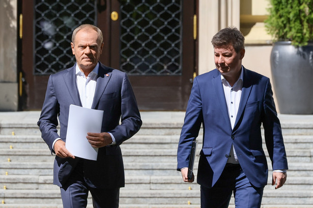 Donald Tusk i Jan Grabiec