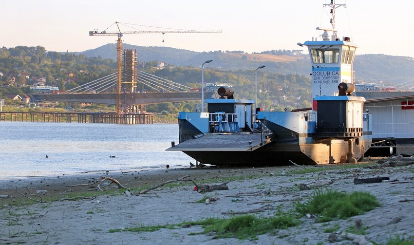 Novi Sad, presušio Dunav