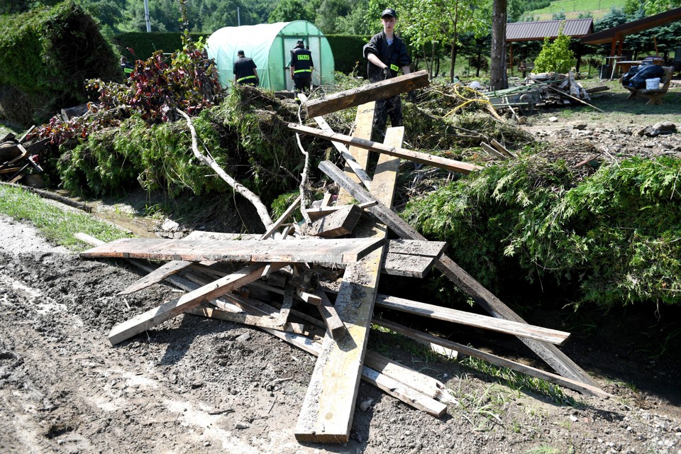 Podtopienia na Podkarpaciu. Hadle Szklarskie