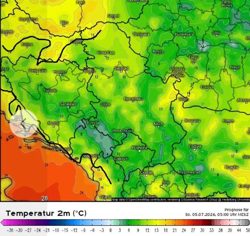 Bez tropskih noći narednih dana