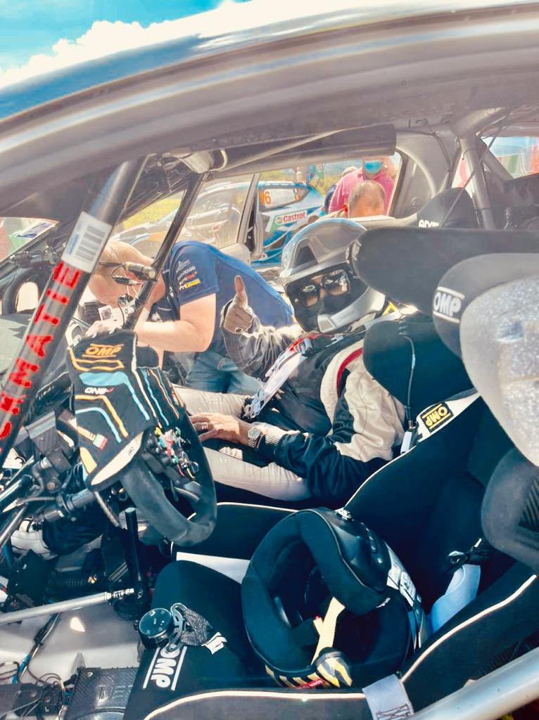 CS Amina Mohammed at the WRC Safari Rally Shakedown at Loldia. 