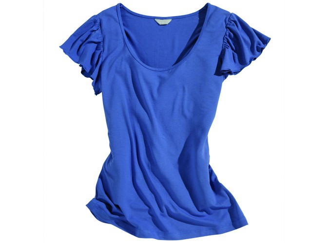 T-shirt z luźnymi rękawami - mieszanka wiskozy