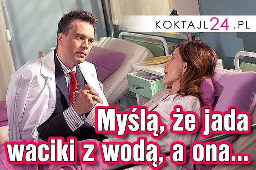 Myślą, że jada waciki z wodą, a ona...