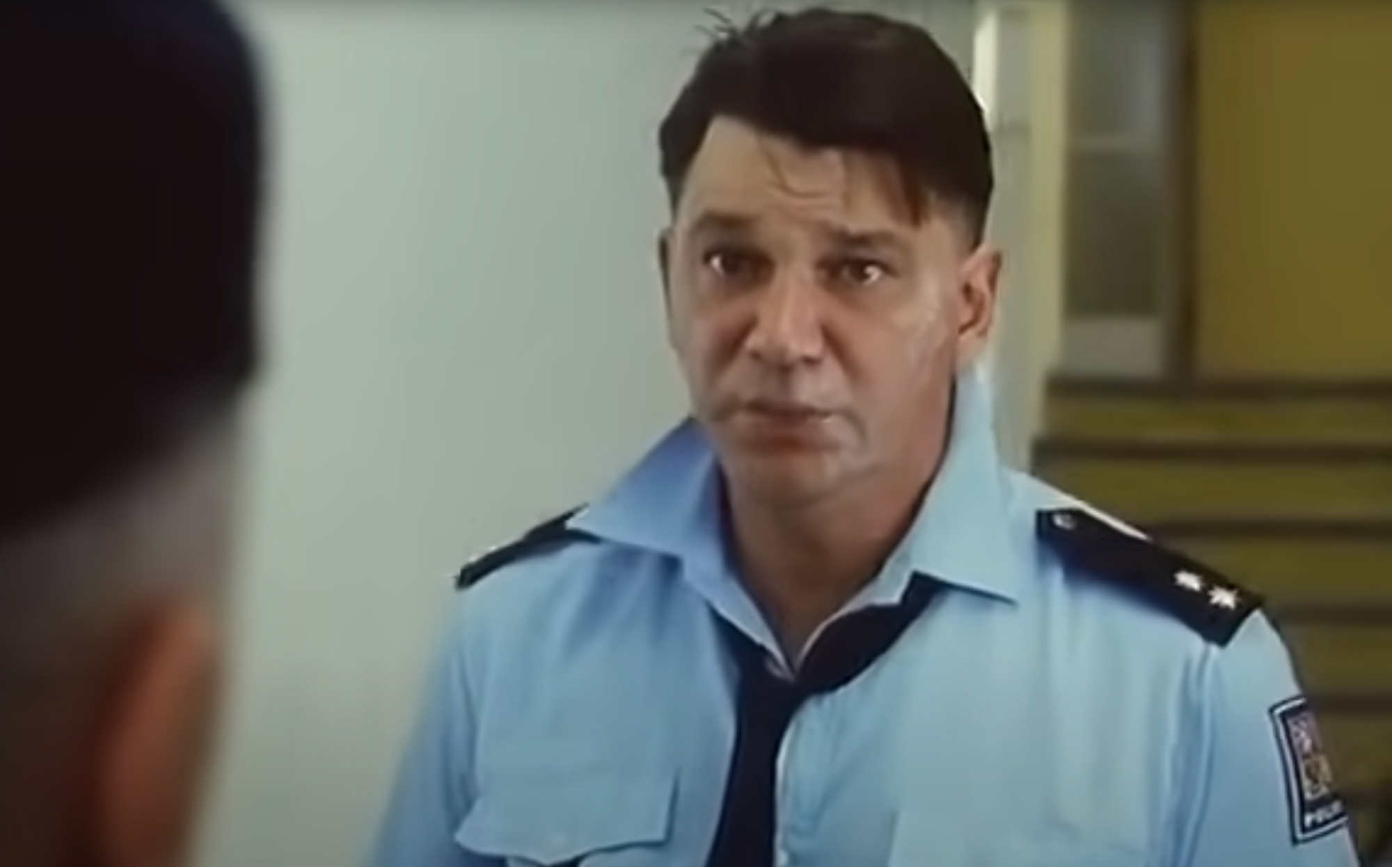 Český herec Ivan Gübel vo filme Byl jednou jeden polda.