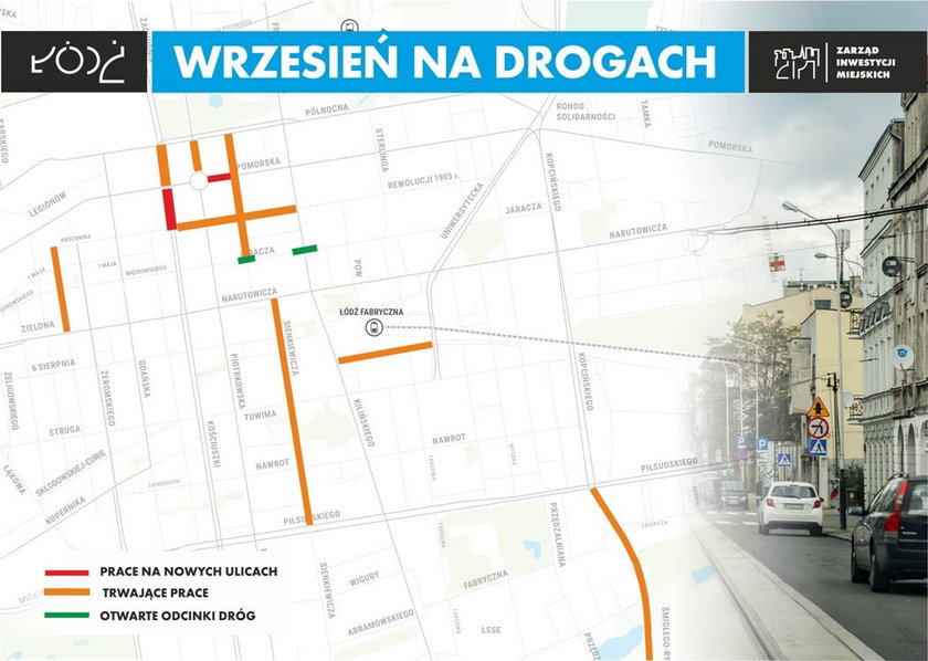 Plan remontów w Łodzi