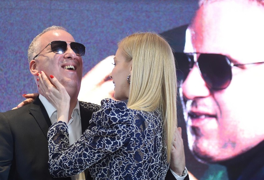 Jelena Rozga i Saša Matić na promociji albuma "Dva života".