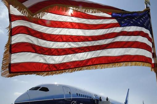Boeing 787 Dreamliner i flaga USA