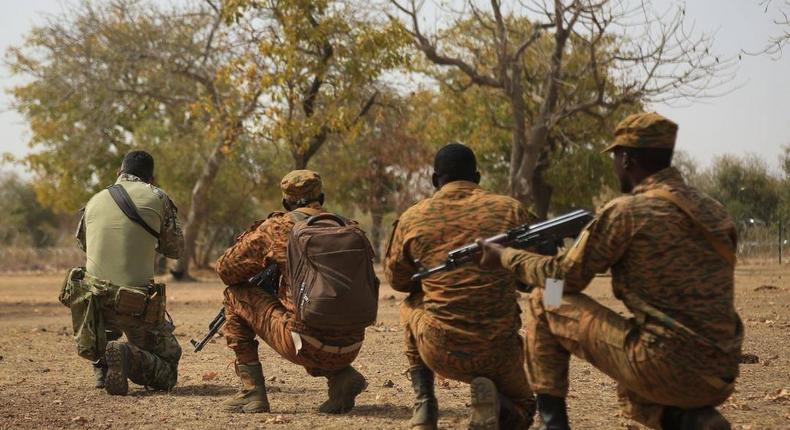 Des soldats burkinabè lors d’un exercice en février 2019 (image d’illustration) © DR - Forces armées burkinabè