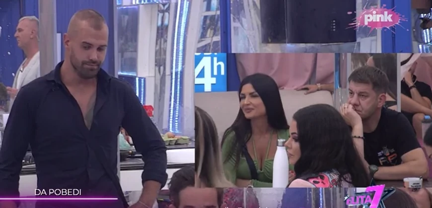 Uroš Rajačić, Jelena Ilić i Ivan Marinković (Foto: Screenshot TV Pink)