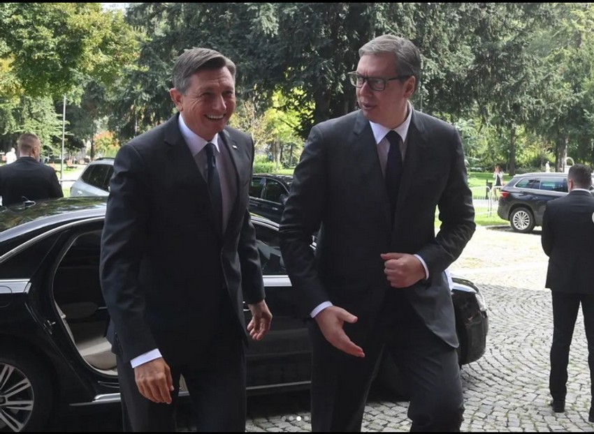 Alekdandar Vučić i Borut Pahor