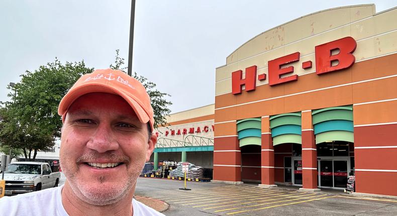 The author at his local HEB.Cork Gaines/Business Insider