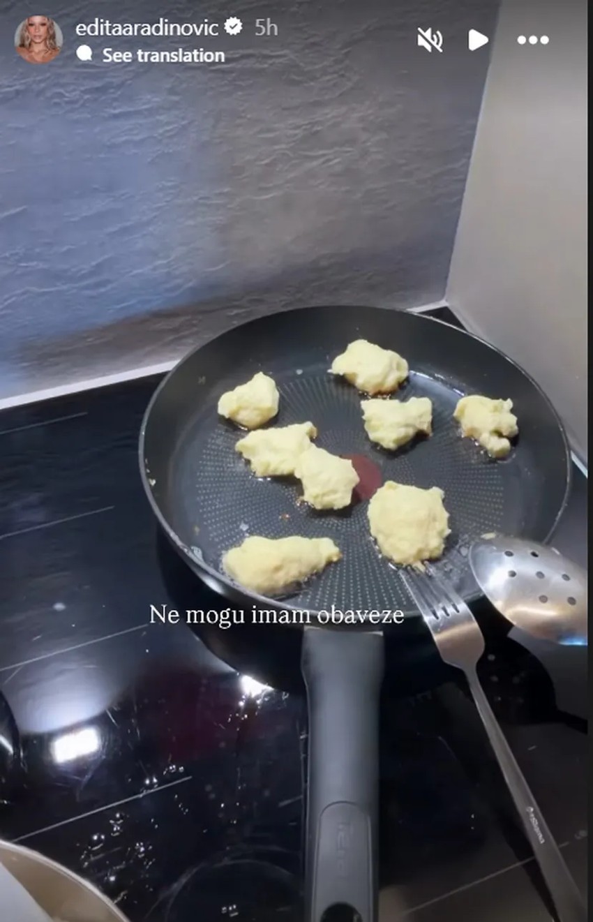 Šta Edita jede u trudnoći